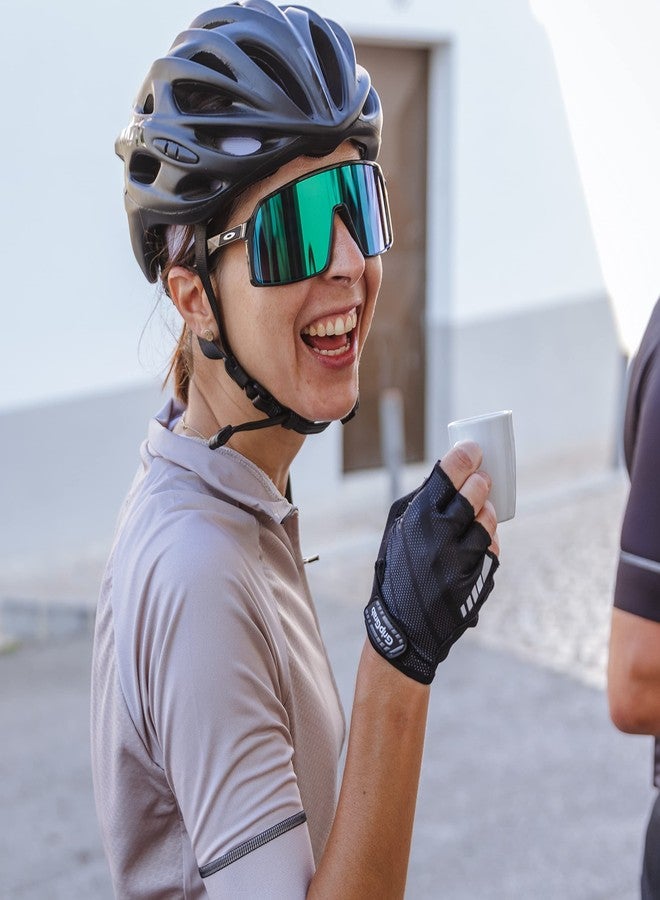 GripGrab Rouleur Entry-Level Short Finger Padded Summer Cycling Gloves Fingerless Cushioned Bicycle Mitts Pull-Off Tabs - Image 5